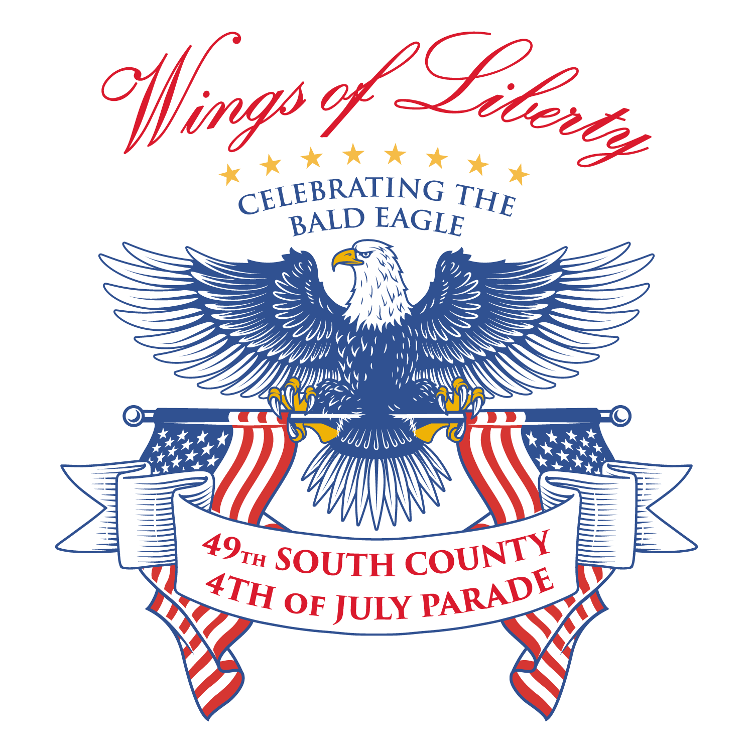 South County 2025 4th of July Parade logo